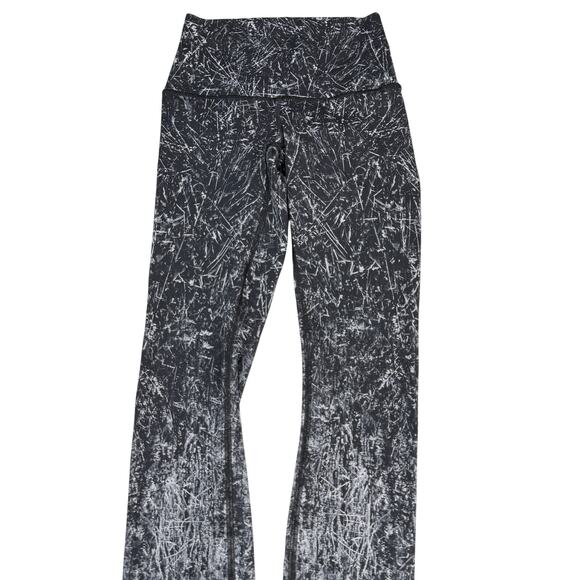 LULULEMON Wunder Under Hi-Rise Tight 28" Size 4 Alouette 50g Alpine White Black - Picture 5 of 8